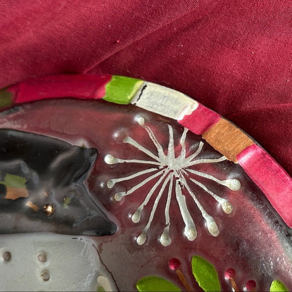 Festive Snowman Decorative Plate - Picture 4 of 10